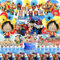 Kit Décoration Anniversaire 80 Pièces - Ballons, Toile De Fond, Vaisselle - Pour Fête et Party