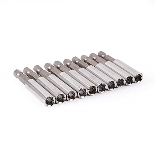 10Pcs Extension Socket Drill Bit Holder 1 4 Hex Power Tools for Electric Drills Professionals