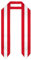 FAGIUCHI Schal mit Peru-Flagge, Schärpe, Stola, internationales Studium, Fußball-Fans, Prost, Erwachsene, Unisex, Schwarz , Einheitsgröße