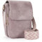 APHISON kleine Handytasche zum Umhängen rfid blocker Umhängetasche für Handy veganem Leder Crossbody Bag Damen mit Geldbörse Verstellbar Breiter Gurt abnehmbarer Schultergur