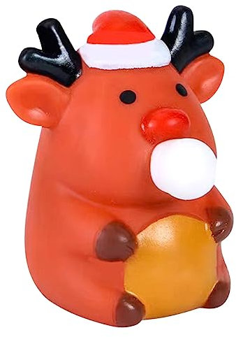 Gogogmee Hirsch Schneemann Kinderpartygeschenke Stressabbau zur von Zufälliger Kinder Stil Linderung Angst Strumpffüllgeschenke Weihnachtsmann Weihnachten Stressball Bälle Ermüdung Elch