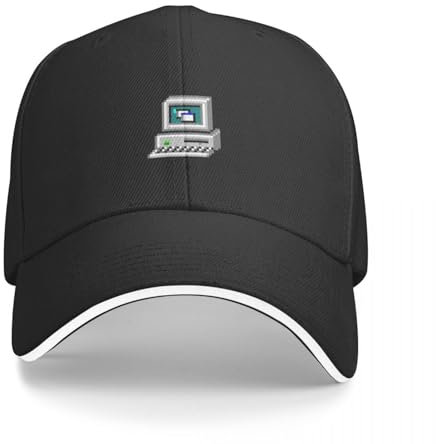 CWCMZDH Baseballmütze Basecap Windows 95 Mein PC Desktop Icon Baseball Kappe Sonne Kappe Rugby Hut Große Größe Hut Junge Kind Frauen