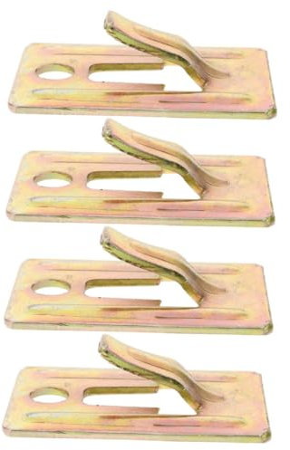 DOITOOL 4Pcs Water Heater Wall Mount Bracket Heavy-Duty Metal Support Plate for Hollow Wall Installation Heater Hanger Installation Screws for Home Use