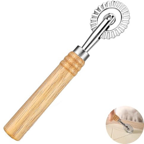 Ravioli Cutters, Pasta Cutter, Pastry Cutter Wheel, Lattice Pastry Cutter, Pasta Cutter Wheel for Kitchen DIY Dumpling Noodle Cookie Pasta Accessories(Silver)