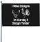 Lebendige Farben Themenflagge I Raise Chickens Im Literally A Chicken Tender Lustig Outdoor Flagge 90 cm x 150 cm für Schlafsaal,Themenpartys,Camping