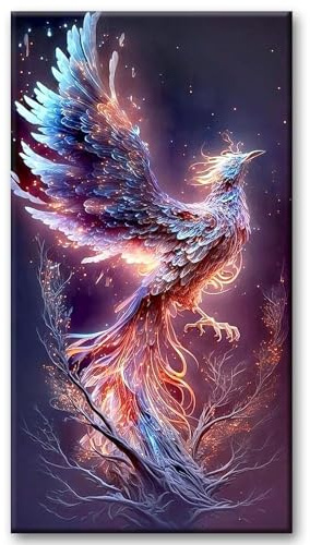 YALKIN 5D Diamond Painting Erwachsene Kinder Großes XXL 40x70cm Diamant Painting Bilder Diamond Art Erwachsene Full DIY Diamant Kunst Malerei Stickerei Set Kreuzstich Bilder Home Wand Dekor