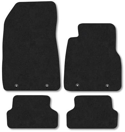 Mini Cooper (2024+) [Electric] Carpet Car Mats | Black Edge Trim Tailored Fit Floor Mats Full Coverage Protection Accessories Easy Clean Anti Slip Made in the UK