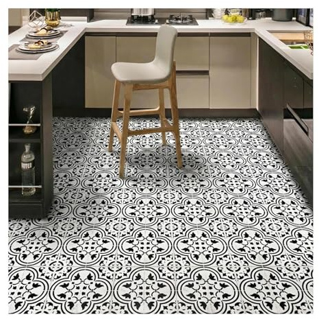 Tile Stencil for Painting Floors Walls 50cmX50cm Large Reusable Plastic Moroccan Stencils for Kitchen Splashback, Bathroom Tiles, Patio Slabs Geometric Template for Home Upcycling