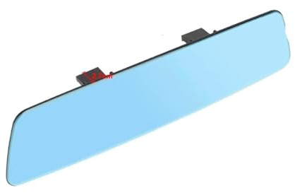 Innenspiegel Auto 3000R Mikrokrümmungslinse Blendfrei Weitwinkel Blau Rahmenloser Spiegel Autoinnenraum Rückansicht 2,5D-Vollbild-HD-Glas Rückspiegel Innen