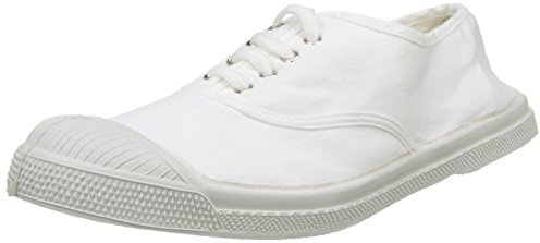 Bensimon Tennis Lacet Femme, Women’s Low-Top Sneakers, White (White), 5 UK (38 EU)