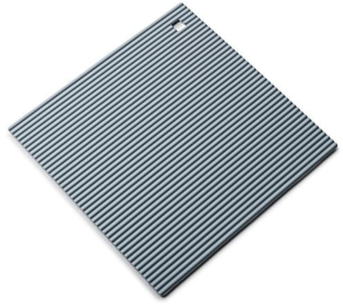 Zeal Silicone Heat Resistant Non-Slip Trivet, Duck Egg Blue, 22 cm