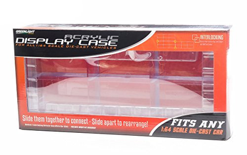 Acrylic Display Case Set of 6 Car Connecting 1/64 Scale Model Cars GreenLight 55012