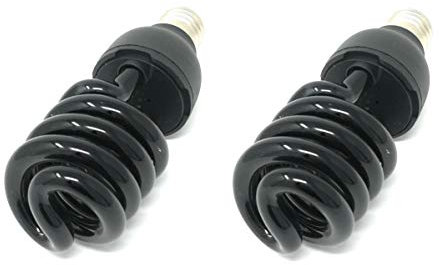TEMPO DI SALDI 2 X Lampadina A Spirale Uv Luce Nera Da 28W Per Discoteca Feste Effetto Fluo