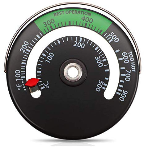 Fenrohr Thermometer Kaminofen Thermometer Kaminofen Zubehör Magnetische Herd Thermometer Holzofen Rohr Thermometer Ofen Temperatur Messgerät