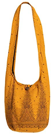 PANASIAM Shoulderbag V-Design in safron yellow, L