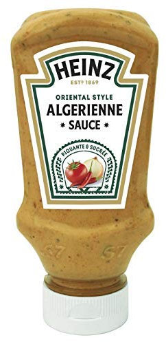 HEINZ - Sauce Algerienne Flacon Souple Top Down 220G - Lot De 2 - meilleure offre