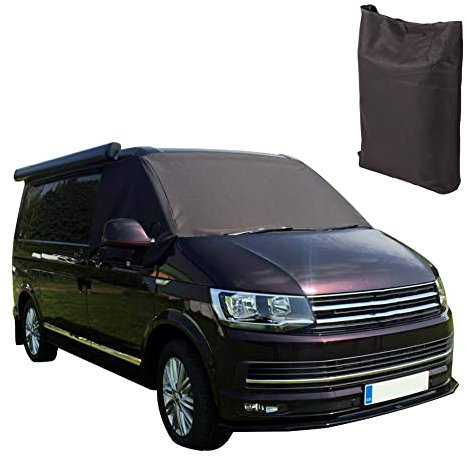 WingFly Frontscheibenabdeckung Windschutzscheiben Abdeckung 600D Oxford-Tuch Frontscheibe Wrap Cover Auto Frontscheibe Fenster Sonnenschutz Verdicken für V-W T6