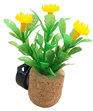 chiphop 3D Künstliche Pflanzen Form Aromatherapie Vent Auto Liebe Air Stone Kreatives Parfüm Auto Diffusor Parfüm Clip Klimaanlage Autoinnenausstattung Autoparfum Männer (D, One Size)