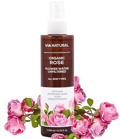 Biofresh cosmetics Blütenwasser unfiltriert mit Rosenwasser