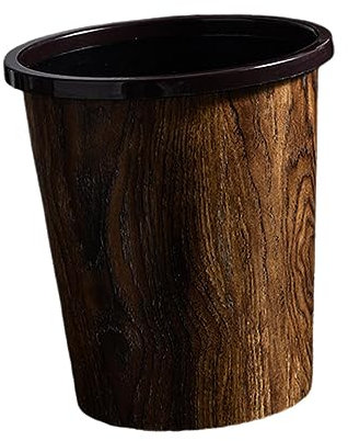 MagiDeal Contenedor de Basura, Cubo de Basura Interior, Sin Tapa, Papelera Grande Y Duradera, Cubos de Basura para Inodoro, para Baño, Hogar, Dormitorios, Redondo 13L