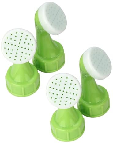 SEWOART 4Pcs Watering Can Sprinkler Lightweight Plastic Bottle Sprinkler Caps for Fine Watering of Plants Convenient Gardening Tool for Bonsai Houseplants
