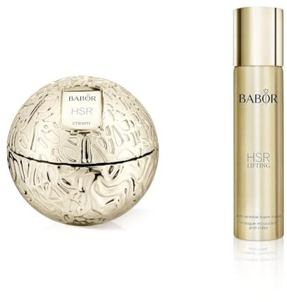 BABOR HSR LIFTING Cream, Gesichtspflege gegen Falten, Anti-Aging Gesichtscreme & HSR LIFTING Schaum-Maske, Luxuriöse Anti-Aging Gesichtsmaske