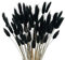 Aflytep 60 St¨¹Ck Getrocknete Herbstblumen, H?Schenschw?Nze, Getrocknete Blumen, Lagurus, Ovatus, Kaninchenschwanz, Gras f¨¹r Getrocknete Blumen (Schwarz)