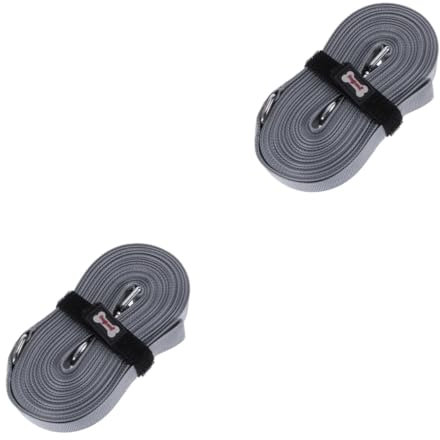 Kisangel 2 Stücke Haustier Leine Seil Hund Ziehen Seil Metall Verschluss Für Jagd Camping Schwimmen