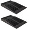 Trintion 4Pcs Heavy Duty Ramp - 3 Ton Capacity, Kerb & Curb Ramp for Home Garage & Workshop, Low Rise Clearance, Wide Car & Van Access