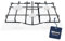 ERICAMBI® Kit 2 Griglie per Piano Cottura Compatibile con Ariston Whirlpool - Dimensioni: (Grande) 415x350mm, (Piccola) 377x205mm - Modelli 642PCNHAWH, 7HPC640NWHHA ... - Nero Lucido Smaltato