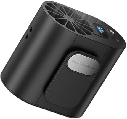 Cool Clip Fan Under Shirt - 3 Speeds Belt Fan Clip Waist | 4000mAh Strong Airflow Hands-Free Personal Rechargeable Fan, USB Wearable Fan for T-Shirts, Outdoor Activities, Hiking, Travel, and Work