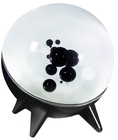 CreativeBlocker Magnetic Fluid Pickup Lampe, Ferrofluid Sound Visualizer, Ferrofluid Tanzt mit mit Musik Rhythmus, Eine Futuristische Dekoration, Kreative Geschenke