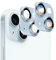 Protecteur d'objectif d'appareil photo (lot de 2) pour iPhone 15 et iPhone 15 Plus Protection d'objectif d'appareil photo, cadre en métal en verre trempé 9H compatible avec les étuis (bleu clair)