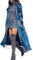RICOCHO Velvet Long Cardigan Women's Velvet Long Duster Coat Open Front Vintage Velour Caridgan Jacket
