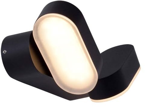 Außenleuchte Wandleuchte LED Spotleuchte Gartenlampe IP54 schwarz