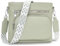 Snmoec handtasche damen mittelgroß umhängetasche damen handy crossbody bag leder PU damentaschen mit breitem gurt handtasche grün