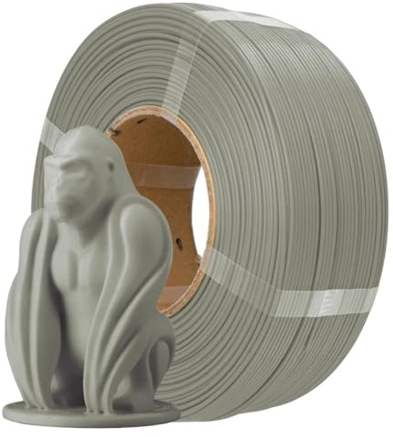 AzureFilm PLA Matte HS Refill Filament 1,75 mm – 1kg Nachfüllpackung – Hochgeschwindigkeitsfähig & robust – Kompatibel mit AzureFilm Master Spool & Bambu Reusable Spool (Salbei, 1kg)