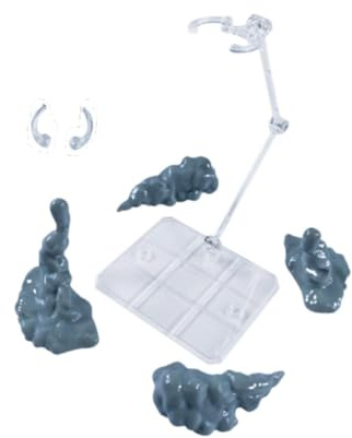 MagiDeal Modèles à effet de fumée Pièces à effet de fumée Jouets pour poupées mobiles Accessoires de décoration Présentoir pour étagère Table Salon, Gris