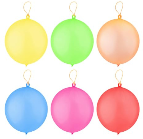 Lotsdonxia 6 Stück große, robuste Boxballons – langlebige Latex-Partytütenfüller für Kinderspiele und Outdoor-Spaß