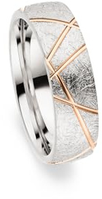 Kolibri Rings Ehering 925 Sterling Silber Ring Verlobungsring Partnerring Rot Vergoldet Unisex - Inkl. Gratis Gravur & Etui