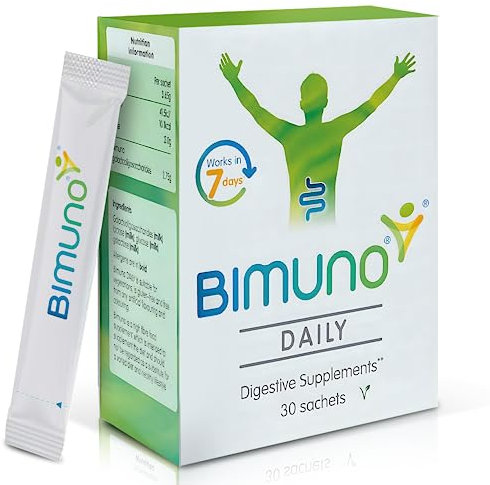 BIMUNO Prebiotic Fibre Supplement for Gut Health | High-Fibre Tasteless Soluble Powder | Supports Digestive Function | Suitable for Vegetarians | 30-Day Supply
