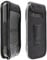 caseroxx Leather-Case with belt clip compatible with Nokia 800 Tough made from genuine leather, Pouch with belt clip and viewing window in black