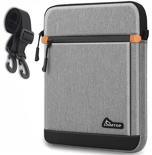 12.9 Inch Tablet Sleeve Compatible with iPad Pro 12.9-inch (3rd/4th/5th/6th Generation), Samsung Galaxy Tab (S9 FE/S9+), SurfacePro 8/9, YKK Zipper, Detachable Shoulder Strap, Hidden Handle.