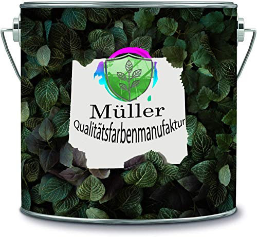 Müller Qualità Farbenmanufaktur - Vernice per pavimento, rivestimento in cemento, 80 colori RAL (15 kg, grigio antracite RAL 7016)