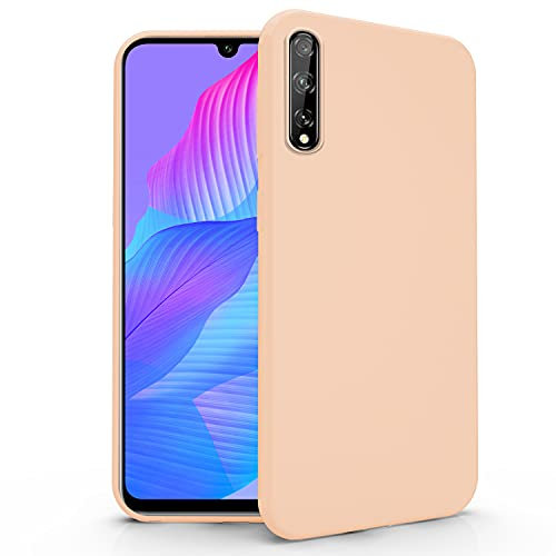 N NEWTOP Cover Compatibile con Huawei P Smart S / Y8P, Custodia TPU Soft Gel Silicone Ultra Slim Sottile Flessibile Case Posteriore Protettiva (Rosa)