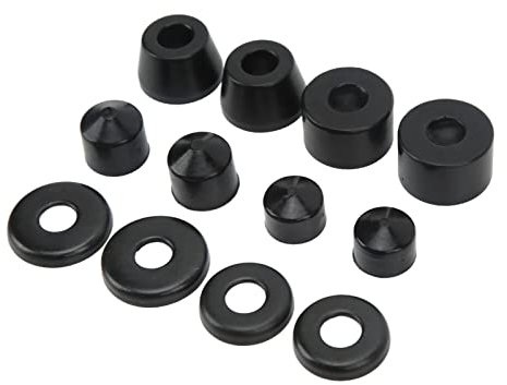 SPYMINNPOO Skateboard Bushings, PU High Resilience Skateboard Dämpfer, Skateboard Longboard Lenkgummis Cup Washers Zubehör Ersatzteile Elektroroller