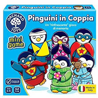 Orchard Toys Pinguine im Paar, Lernspiel für Kinder von 3 bis 6 Jahren (italienische Ausgabe)