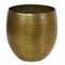 Pot de Fleurs Leon L Pot de Plante Oriental Rond en Aluminium martelé Cache-Pot en métal de Luxe Boho CASA Moro ABK502