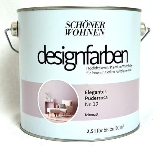 Designfarbe Elegantes Puderrosa Nr. 19 2,5 l