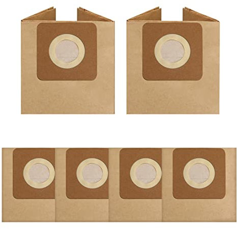 WORKPRO Replacement Vacuum Bags Dust Bag Compatible with 20L Wet and Dry Vacuum Cleaner, Pack Of 6